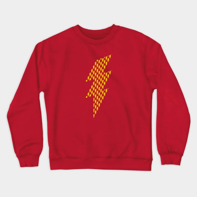 Thunder bolt lightning pattern Crewneck Sweatshirt by iamstuckonearth